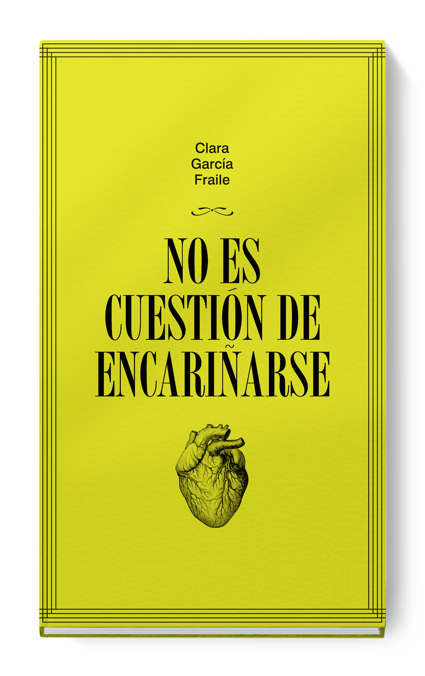 No es cuestión de encariñarse - libro de Clara García Fraile